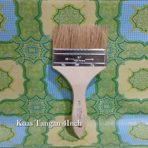 Kuas Tangan 4" Perlusin Tanpa Vernis 611 Merk Eterna