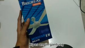 Kipas Angin Gantung Bright G Minifan BG318: 8 Watt & Efisien Energi