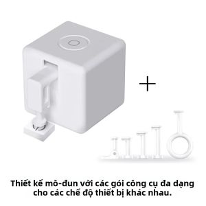 MOES Tuya ZigBee Fingerbot Plus Nút Bấm Thông Minh Điều Khiển Bằng Giọng Nói Tự Động Tương Thích Với Alexa Google Home Cho Các Công Tắc Thông Minh