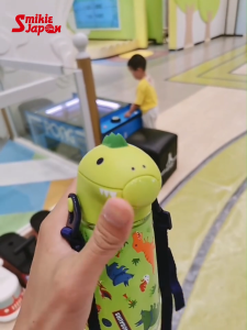 Skater Dinosaur Water Bottles Straw Bottle for Kids Children School Outdoor indoor Gift Direct From Japan