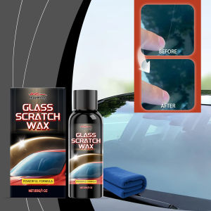 Glass Scratch Repair Paste Car Windshield Oil Film & Oxidation Removal Ceramic Coating Nano Glass Plated Crystal Car Polishing