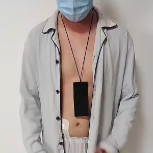 Peritoneal Tube Holder Bag - Peg G Feeding Line Transfer Set Storage Belt Adjustable Neck Cord Nursing Supplies for Dia-lysis Patient