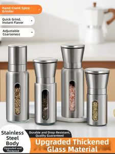 Manual Pepper Mill Spice Grinder