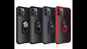 APPLE IPHONE 13 Pro Max 7 8 PLUS X XS XR Iphone 12 11 Pro Max KEYSION LUXURY Shockproof Clear RING Magnetic Case