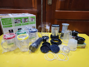 Bộ máy xay đa năng nội địa Nhật (xay sinh tố xay khô...) Magic bullet MB-1001 (400W) (NEW)_Hàng nội địa Nhật điện 100V Cối Xay 500Ml Công Suất 400W - Lazada