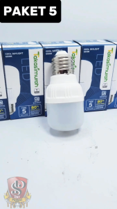 Lampu LEDbulb 5 Watt Takasimurah PAKET ISI 5 PCS / Bohlam LED Cahaya Putih Terang SNI Takasimurah 5 WATT Paket isi 5 pcs