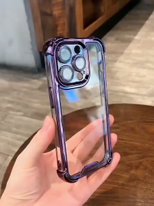 เคสกันกระแทกสุดหรูหรา พร้อมฟิล์มเลนส์กล้องภายในตัวเคส Case For iPhone 16Pro 16 15 Promax 15Pro 15Plus 14 Pro 13 Plus 13 pro max 12 11 8 7  x xr xs เคสไอโฟน เคสสำหรับไอโฟน