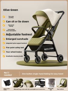 KIUMO | Convertible Lightweight Foldable Stroller for 0-3 Years Old Infants