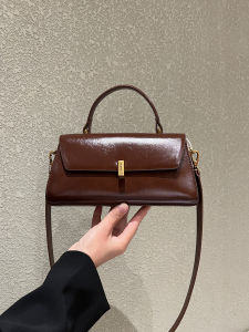Gushachi Ladies Fashion Leather Crossbody Bag 2025 Autumn New Style Handbag Commuter Single Shoulder Small Square Bag