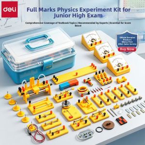 deli | Junior High Physics Experiment Set Electronics Optics Mechanics