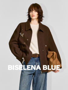 BEIQIANI | Vintage Heavy Decor 100 Wool Winter Jacket