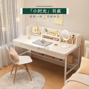 โต๊ะทำงาน โต๊ะสำนักงาน office desk ขนาด 120 cm ท็อปกว้าง มีลิ้นชักเก็บของ มีชั้นวางของ ฐานเหล็กแข็งแรง ดีไซน์มินิมอล ประกอบง่าย มีคู่มือ พร้อมส่ง เก็บเงินปลายทางได้ COD