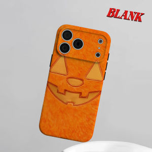 BILIBILI | Furry Orange Jack O Lantern Phone Case for iPhone 18 17 16 15 14 13 12 11 Air Pro Max Plus Double-layer Cover
