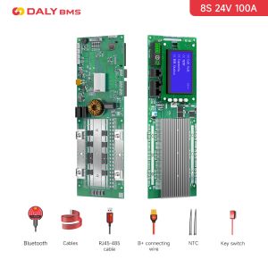 Daly Home 100A 200A Energy Storage Bms 4S 8S 24V 15S 16S 12V 24V 48V For 18650 LiFepo4 Battery Current BMS With CANBUS RS485 Solar System
