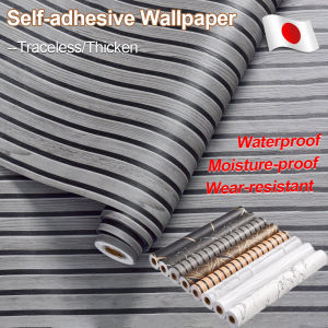 Wallpaper Sticker For Wall Wallpaper Self-adhesive Waterproof Moisture-proof Thickened Wear-resistant Wall Stickers Decals 3D Wall Decoration Seamless PVC Sticker Office Living Room Bedroom Kitchen Door Panel Desktop Decoration Multiple Styles