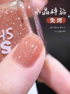 Quick Dry Nail Polish Nude Color Autumn Winter New Style Glitter Fragrance Free Healthier Long Lasting Pink Nail Art Decoration