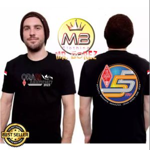 Kaos Katun Anniversary ORARI 55th Baju Organisasi Radio Amatir Indonesia / Tshirt Pria / Kaos Oblong