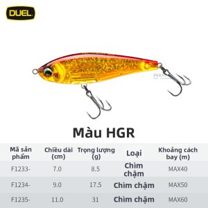 Duel | Mồi Cá Chìm Chậm Đổ Xa