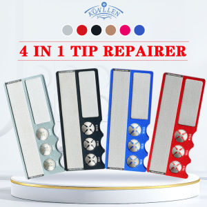 KONLLEN Tip Tools 4 in 1 Metal Multifunction Carom Snooker Billiard Pool Cue Tip Shaper Burnisher Repair Tool
