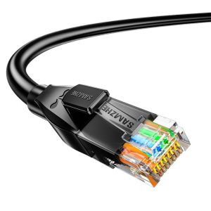 Samzhe Gigabit Ultra Six Category Network Cable for Computer Router Laptop Connection High Speed Double Twisted Pair Cable