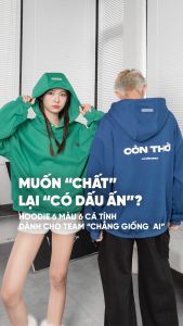 Áo hoodie nam nữ nỉ lông cáo mùa thu đông dày Local Brand Chính Hãng City Cycle áo Hoodie Own Your Vibe