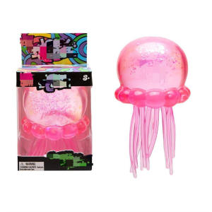 QAT | Squeezable Slow Rebound Pressure Relief Squishy Shiny Jellyfish Tactile Toy