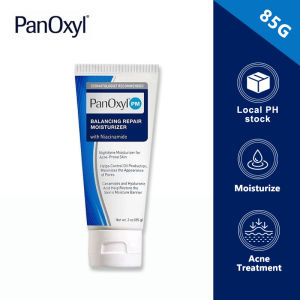 PanOxyl PM Balancing Repair Moisturizer with Niacinamide、Ceramides and Cica Acne Prone Skin and Dry Skin 3 oz 85g