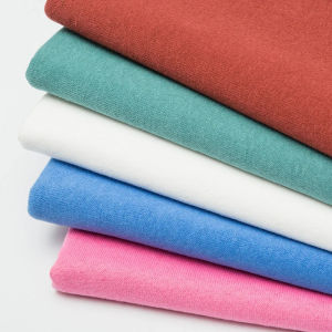 100 Cotton Fabric Soft Brushed Flannel Material for T Shirts Underwear Knitting Clothing Winter Autumn