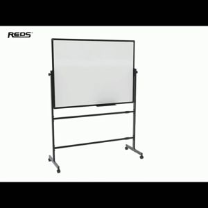 Whiteboard Set Mobile Magnetic Whiteboard with Stand Double Sided White Board with Wheels for Home Writing Office