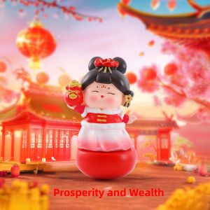 TILAIEN | Tang Dynasty Lady Wobbly Figurine Statue Home Decoration