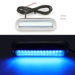 RYSJM | 42 Đèn LED Marine Light Yacht Dưới Nước 12V Thép Không Gỉ Chống Nước Tàu Phao Đèn Transom Độ Sáng Cao