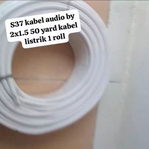 S37 OR KABEL TENAGA LISTRIK MURNI AUDIO HY 50 KUAT TEBAL AWET PENYAMBUNG INDOOR OUTDOORER