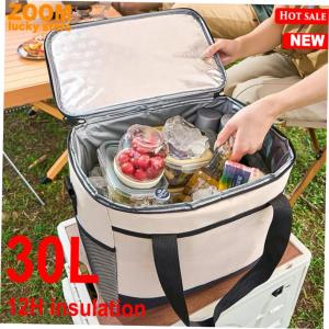 30L Cooler Bag Outdoor Camping Picnic Bag 12H Insulation Bag