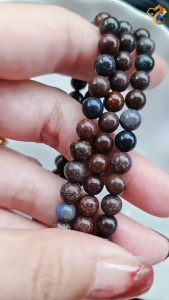 Collection Grade Duo Bao Many Treasures Colorful Starry Black Opal Bracelet