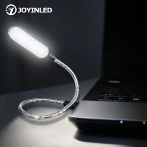 JOYINLED Portable USB LED Mini Book Light Reading Light Table Lamp Flexible USB Lamp for Power Bank Laptop Notebook PC Computer