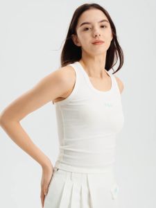 FILA CORE WHITE LINE HERITAGE Women Tank Top in White  F11W428118FWT
