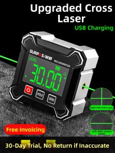 CHAOQUN | Digital Display Green Cross Line Laser Level Meter