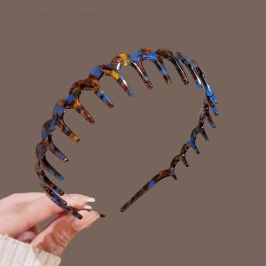 2025 New Retro Acetate Wave Hairband Womens Non-Choking High Cranial Top Volumizing Headband Hair Clip Fashion Accessory