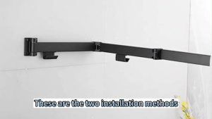 PHITO Invisible Clothes Drying Rack Foldable Wall Mounted No Drilling Balcony Rod Outdoor Indoor Extendable DryingHanger