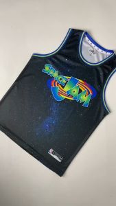 Jersey Lebron James Space Jam #6 GALAXY LA Lakers - Swingman Bola Basket NBA Baju Kaos T-Shirt Tshirt Atasan Costum Kostum