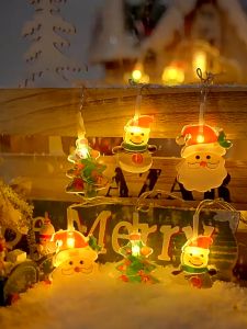 Đèn led họa tiết giáng sinh đèn trang trí decor không khí noel đèn nhiều màu sắc treo cây thông-Happy Home 4U
