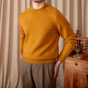 Retro Japanese Commuter Long Sleeve Solid Sweater