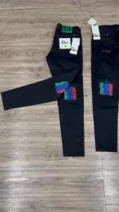 quần bò jean nam đen rách vá gối 7 màu đẹp mẫu mới hotform skinny chất jean co giãn giá tốt 29/06