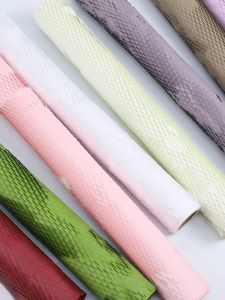 Padded Art Paper Honeycomb Floral Design Fresh Flower Packaging Material Single Honeycomb Grid Flower Shop Bouquet Liner
