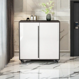 ENLUOLIJIA | Movable Shoe Cabinet with Wheels and Drawers New 2025