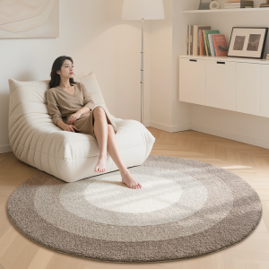 Dajiang (大江) | Waterproof Anti-stain Chinese Style Floral Round Carpet