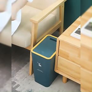 LIKING STORE ถังขยะพลาสติก ถังขยะ ถังขยะในห้อง สไตล์มินิมอล - รุ่นยั่งยืน สูง 30 กิโลท์