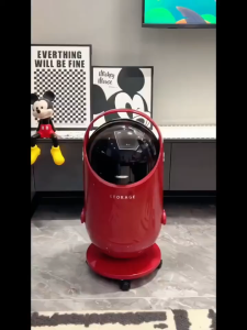 12L Wheel Trash Can Large Waste Bins Kitchen Food Residue Storage Litter Bin Household Mobile Wastebasket