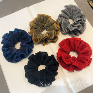 Shiny Thread Lace Thin Sparkling Hair Ties Womens Tailoring High-Quality Sensation Hair Bands Korean Style Fabric Hair Bands