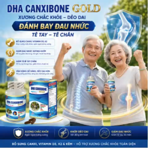 DHA Canxibone Gold – Bổ Sung Canxi + DHA + D3 Tăng Chiều Cao Xương Chắc Khỏe Phát Triển Trí Não